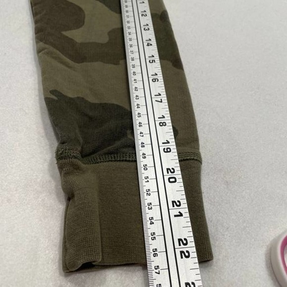 American Eagle Size S Mens Green Black Camouflage Hooded Pullover Jacket - Picture 6 of 10